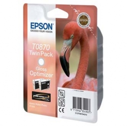 EPSON TUSZ C13T08704010, GLOSSY OPTIMIZER, 2X11,4ML, ORYGINAŁ