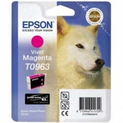 EPSON TUSZ C13T09634010, MAGENTA, 13ML, EPSON STYLUS PHOTO R2880, ORYGINAŁ