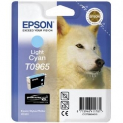 EPSON TUSZ C13T09654010, LIGHT CYAN, 13ML, EPSON STYLUS PHOTO R2880, ORYGINAŁ