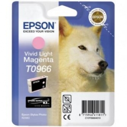 EPSON TUSZ C13T09664010, LIGHT MAGENTA, 13ML, EPSON STYLUS PHOTO R2880, ORYGINAŁ