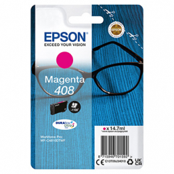 EPSON TUSZ C13T09J34010, T09J340, 408, MAGENTA, ORYGINAŁ