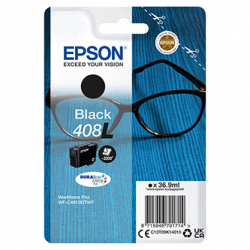 EPSON TUSZ C13T09K14010, T09K140, 408L, BLACK, ORYGINAŁ