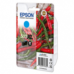 EPSON TUSZ C13T09R24010, T09R240, 503XL, CYAN, ORYGINAŁ