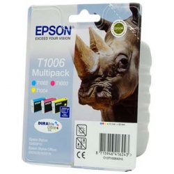 EPSON TUSZ C13T10064010, CYAN/MAGENTA/YELLOW, 3X11,1ML, ORYGINAŁ