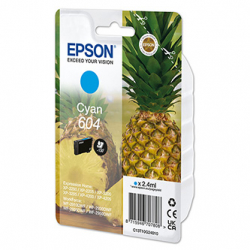 EPSON TUSZ C13T10G24010, T10G240, 604, CYAN, ORYGINAŁ