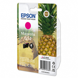 EPSON TUSZ C13T10G34010, T10G340, 604, MAGENTA, ORYGINAŁ