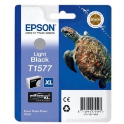 EPSON TUSZ C13T15774010, LIGHT BLACK, 25,9ML, ORYGINAŁ