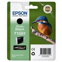 EPSON TUSZ C13T15914010, PHOTO BLACK, 17ML, EPSON STYLUS PHOTO R2000, ORYGINAŁ