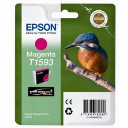 EPSON TUSZ C13T15934010, MAGENTA, 17ML, EPSON STYLUS PHOTO R2000, ORYGINAŁ