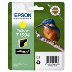 EPSON TUSZ C13T15944010, YELLOW, 17ML, EPSON STYLUS PHOTO R2000, ORYGINAŁ