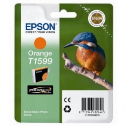 EPSON TUSZ C13T15994010, ORANGE, 17ML, EPSON STYLUS PHOTO R2000, ORYGINAŁ