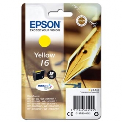 EPSON TUSZ C13T16244012, T162440, YELLOW, 3.1ML, ORYGINAŁ