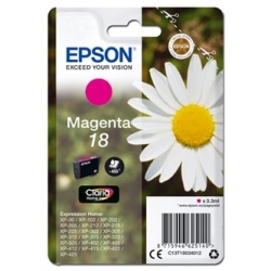 EPSON TUSZ C13T18034012, T180340, MAGENTA, 3, ORYGINAŁ