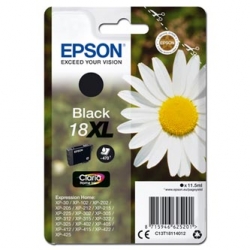 EPSON TUSZ C13T18114012, T181140, 18XL, BLACK, ORYGINAŁ