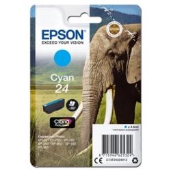 EPSON TUSZ C13T24224012, T2422, CYAN, 4, ORYGINAŁ