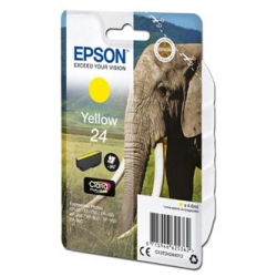 EPSON TUSZ C13T24244012, T2424, YELLOW, 4, ORYGINAŁ