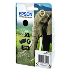 EPSON TUSZ C13T24314012, T2431, 24XL, BLACK, ORYGINAŁ