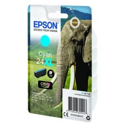 EPSON TUSZ C13T24324012, T2432, 24XL, CYAN, ORYGINAŁ