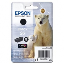 EPSON TUSZ C13T26014012, T260140, BLACK, 6, ORYGINAŁ