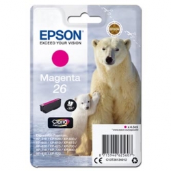 EPSON TUSZ C13T26134012, T261340, MAGENTA, 4, ORYGINAŁ