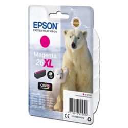 EPSON TUSZ C13T26334012, T263340, 26XL, MAGENTA, ORYGINAŁ