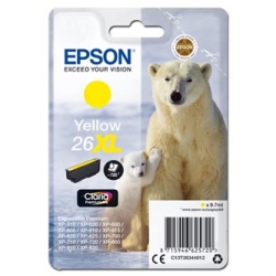 EPSON TUSZ C13T26344012, T263440, 26XL, YELLOW, ORYGINAŁ