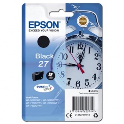 EPSON TUSZ C13T27014012, 27, BLACK, 6, ORYGINAŁ