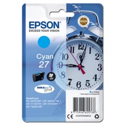 EPSON TUSZ C13T27024012, 27, CYAN, 3, ORYGINAŁ