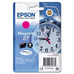 EPSON TUSZ C13T27034012, 27, MAGENTA, 3, ORYGINAŁ