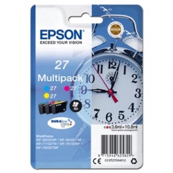 EPSON TUSZ 13T27054012, 27, COLOR, 3X3, ORYGINAŁ