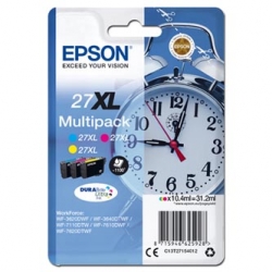 EPSON TUSZ C13T27154012, 27XL, COLOR, 3X10, ORYGINAŁ