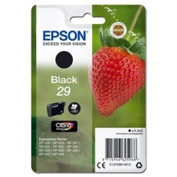 EPSON TUSZ C13T29814012, T29, BLACK, 5, ORYGINAŁ