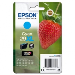 EPSON TUSZ C13T29924012, T29XL, CYAN, 6, ORYGINAŁ