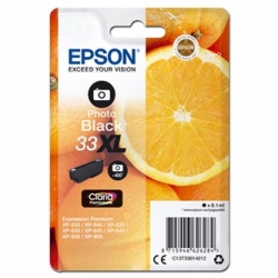 EPSON TUSZ C13T33614012, T33XL, PHOTO BLACK, 8, ORYGINAŁ