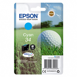 EPSON TUSZ C13T34624010, T346240, CYAN, 4.2ML, ORYGINAŁ