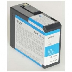 EPSON TUSZ C13T580200, CYAN, 80ML, EPSON STYLUS PRO 3800, ORYGINAŁ