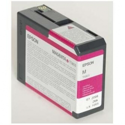 EPSON TUSZ C13T580300, MAGENTA, 80ML, EPSON STYLUS PRO 3800, ORYGINAŁ