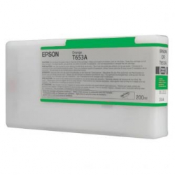 EPSON TUSZ C13T653B00, GREEN, 200ML, EPSON STYLUS PRO 4900, ORYGINAŁ