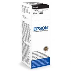 EPSON TUSZ C13T66414A, BLACK, 70ML, EPSON L100, ORYGINAŁ