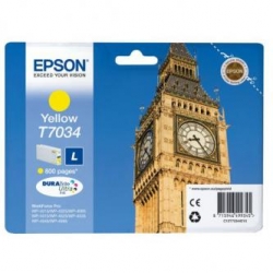 EPSON TUSZ C13T70344010, L, YELLOW, 800S, ORYGINAŁ