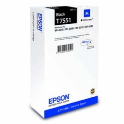 EPSON TUSZ C13T755140, T7551, XL, BLACK, ORYGINAŁ