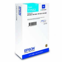 EPSON TUSZ C13T755240, T7552, XL, CYAN, ORYGINAŁ