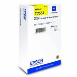 EPSON TUSZ C13T755440, T7554, XL, YELLOW, ORYGINAŁ