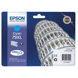 EPSON TUSZ C13T79024010, 79XL, XL, CYAN, ORYGINAŁ