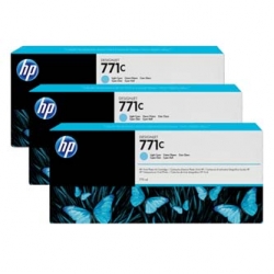 HP TUSZ B6Y36A  771C, LIGHT CYAN, 3 SZTUKI  DESIGNJET Z6200, Z6600, Z6800, ORYGINAŁ