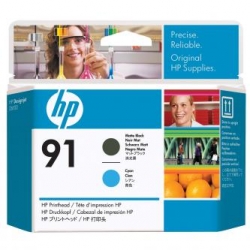 HP GŁOWICA DRUKUJĄCA C9460A  91, MATTE BLACK/CYAN  DESIGNJET Z6100, ORYGINAŁ