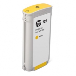 HP TUSZ F9J65A  728, YELLOW, 130ML  DESIGNJET T730, DESIGNJET T830, DESIGNJET T830 MFP, ORYGINAŁ