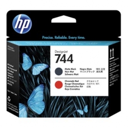 HP GŁOWICA DRUKUJĄCA F9J88A  744, MATTE BLACK/CHROMATIC RED  DESIGNJET Z5600, DESIGNJET HD PRO MFP, ORYGINAŁ