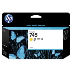 HP TUSZ F9J96A  745, YELLOW, 130ML  DESIGNJET HD PRO MFP, DESIGNJET Z2600, Z5600, ORYGINAŁ