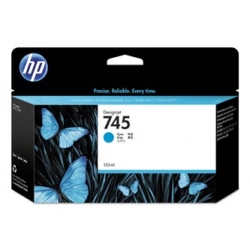 HP TUSZ F9J97A  745, CYAN, 130ML  DESIGNJET HD PRO MFP, DESIGNJET Z2600, Z5600, ORYGINAŁ